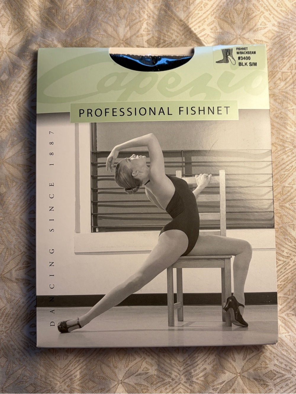 Capezio Black Professional Fishnet Tights